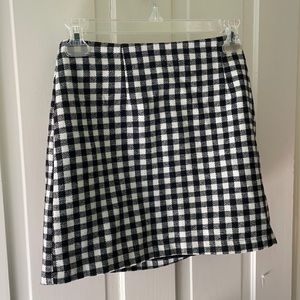 Check mini skirt